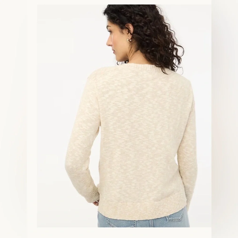 NWT J. crew Crewneck beach sweater size M - Picture 2 of 7